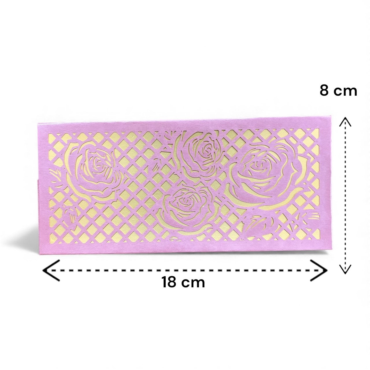 Shagun Lifafa - Lavender & Golden Floral design (10 Pcs)