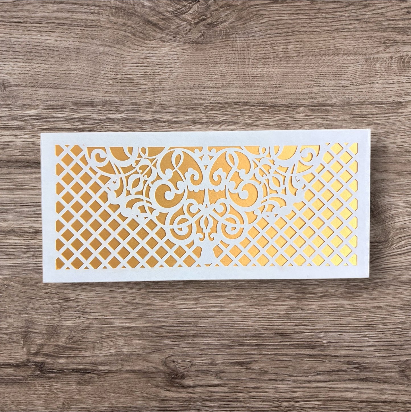 Shagun Lifafa - Blue & Golden Jaali Pattern design (10 Pcs)