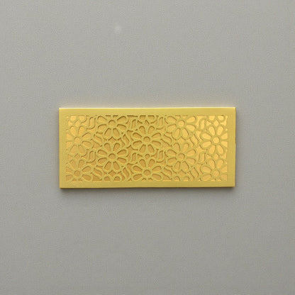 Shagun Lifafa - Green & Golden Floral design (10 Pcs)