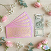 Premium Pink  And Golden Laser Cut Shagun Lifafa – Designer Wedding Money Envelopes India | IZELS| PACK OF 10