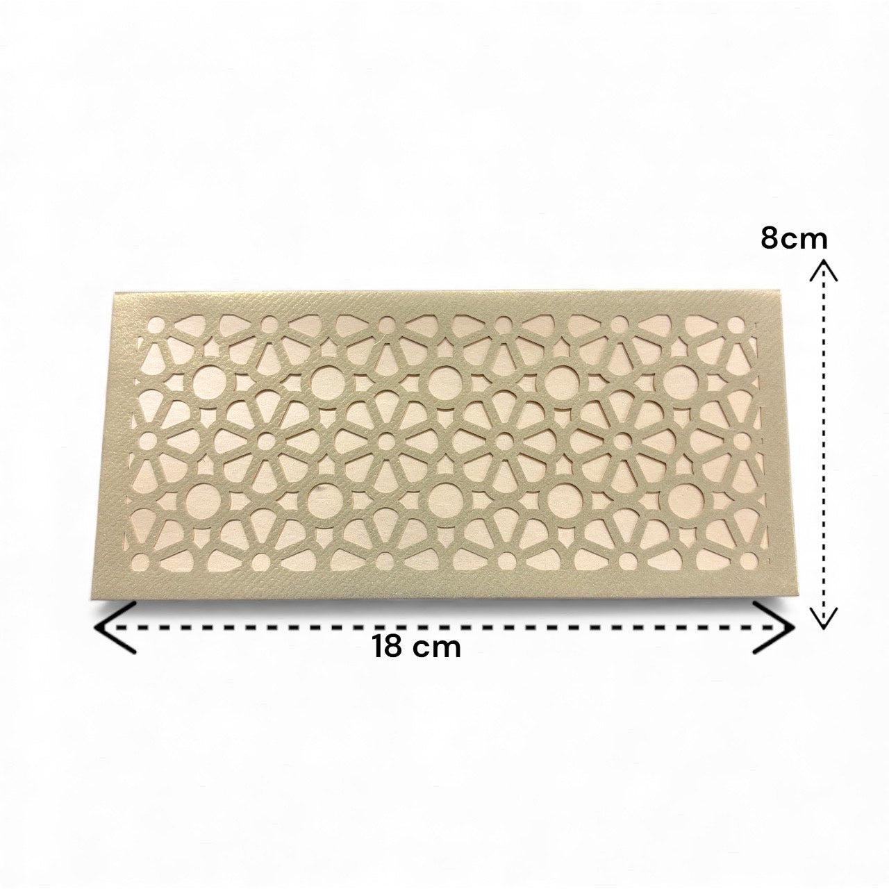 Shagun Lifafa - Green & Golden Geometric design (10 Pcs)