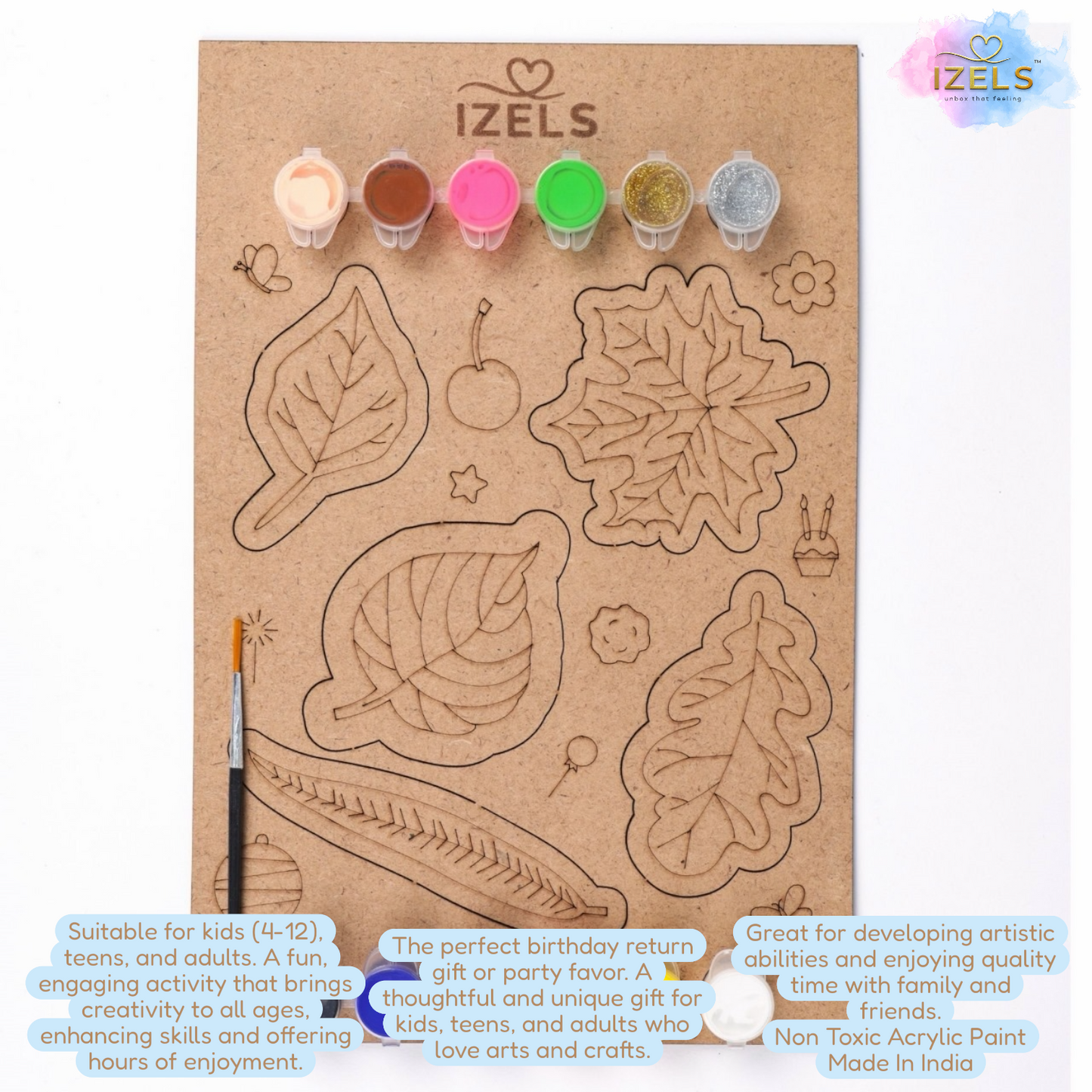 DIY Painting Kit - Jungle Leaves