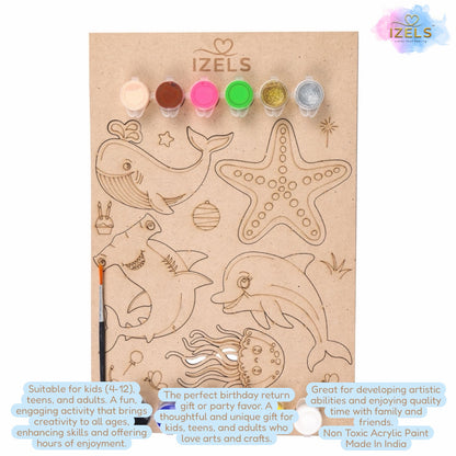 Izels DIY Deep Sea Friends Painting Kit
