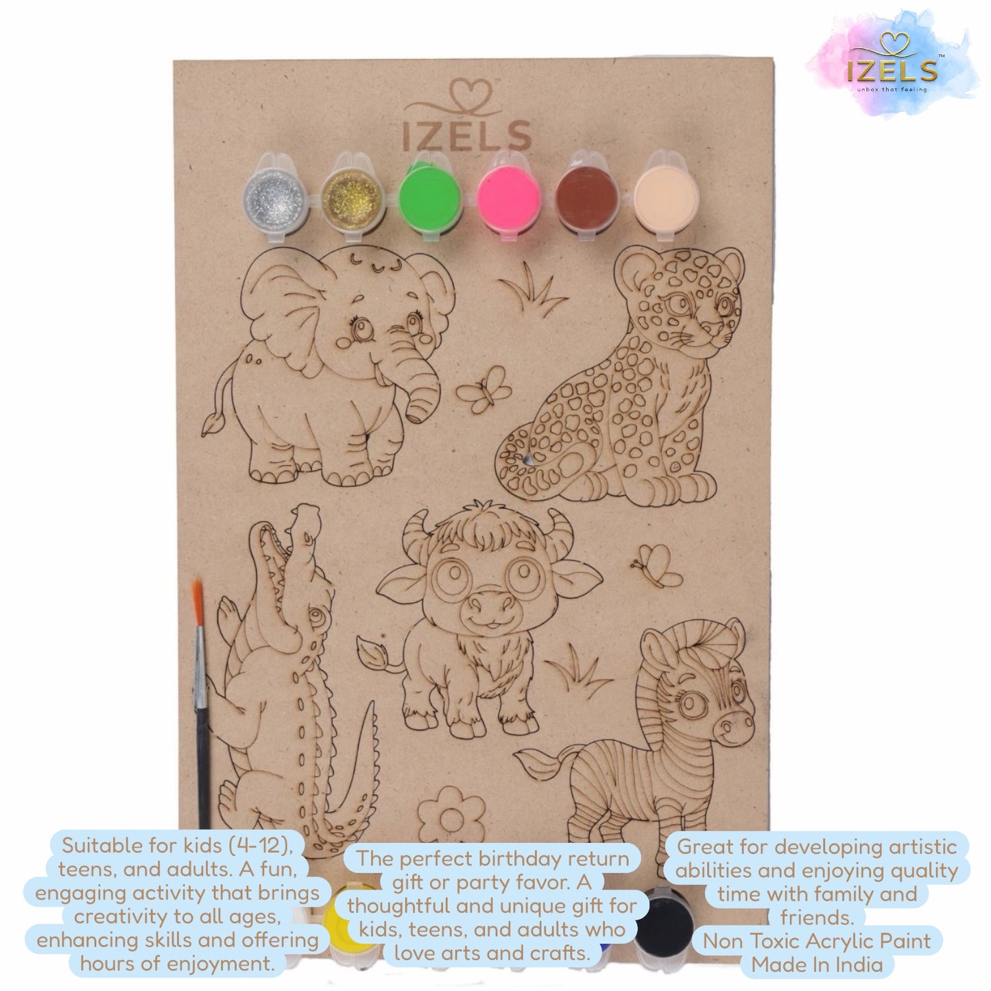 DIY Painting Kit - Jungle Safari 2