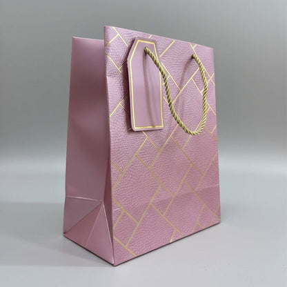 IZELS Premium Luxury Paper Gift Bags-Pink