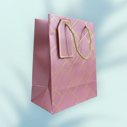 IZELS Premium Luxury Paper Gift Bags-Pink