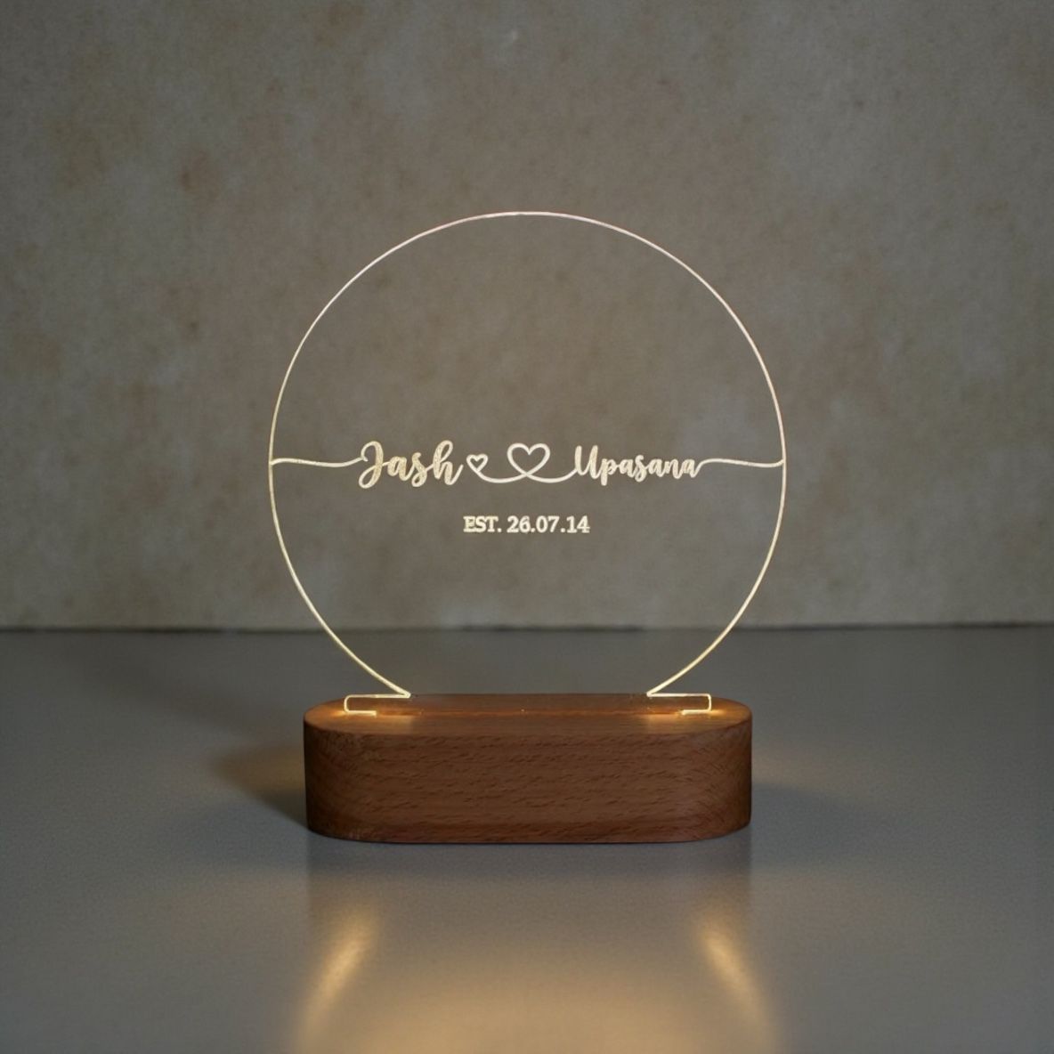 Customised Couple LED Lamp - 1