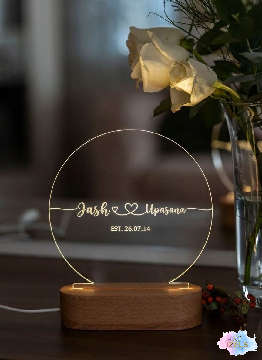 Customised Couple LED Lamp - 1