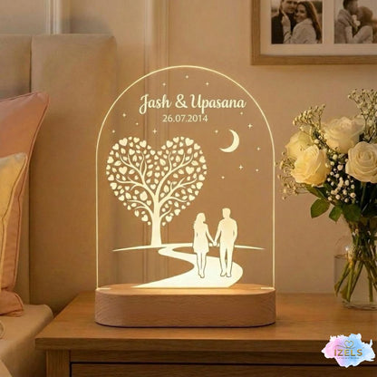 Customised Couple LED Lamp - 2