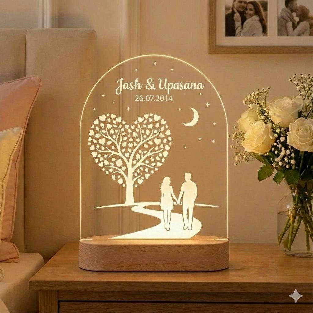 Customised Couple LED Lamp - 2