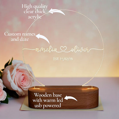 Custom Name and Date Couple Design 1
