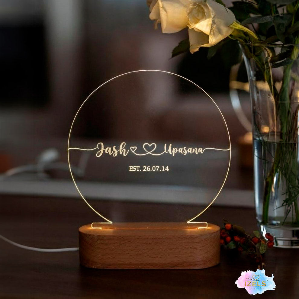 Custom Name and Date Couple Design 1