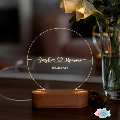 Custom Name and Date Couple Design 1