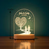 Personalised Couple LED Lamp – Custom Anniversary Gift for Couple, Girlfriend, Wife, Husband | IZELS
