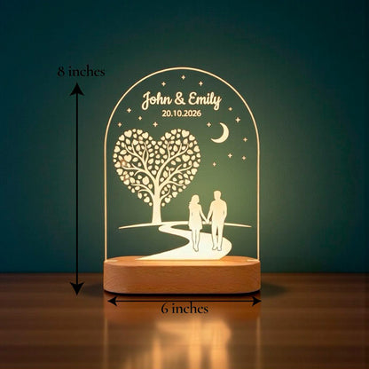 Custom Name Date Couple Design 2