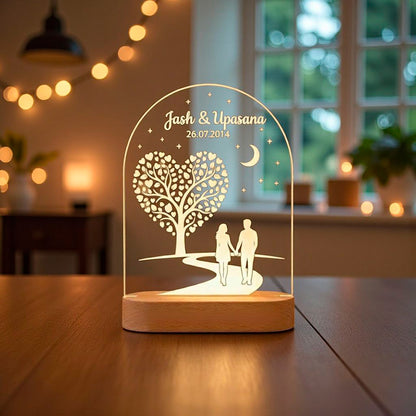 Custom Name Date Couple Design 2