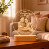 Personalised Raksha Bandhan Photo LED Lamp