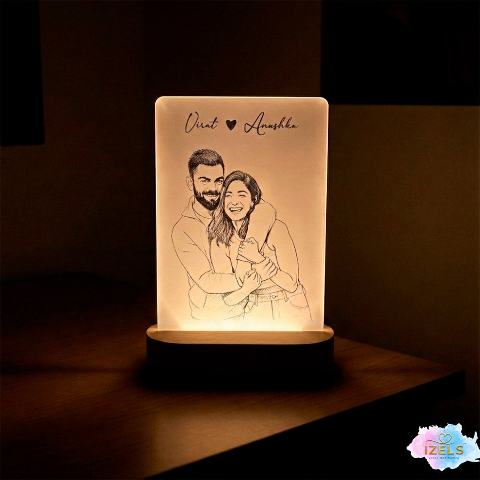 Photo Lamp Wooden