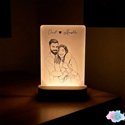 Photo Lamp Wooden