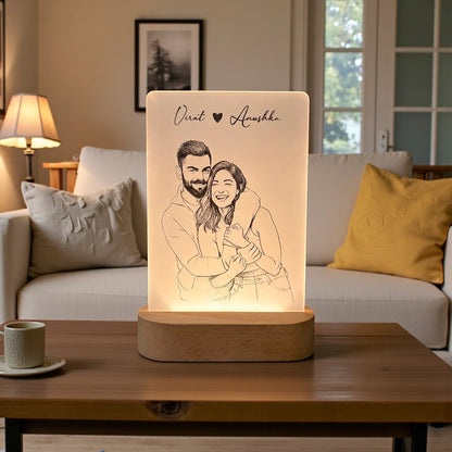 Photo Lamp Wooden