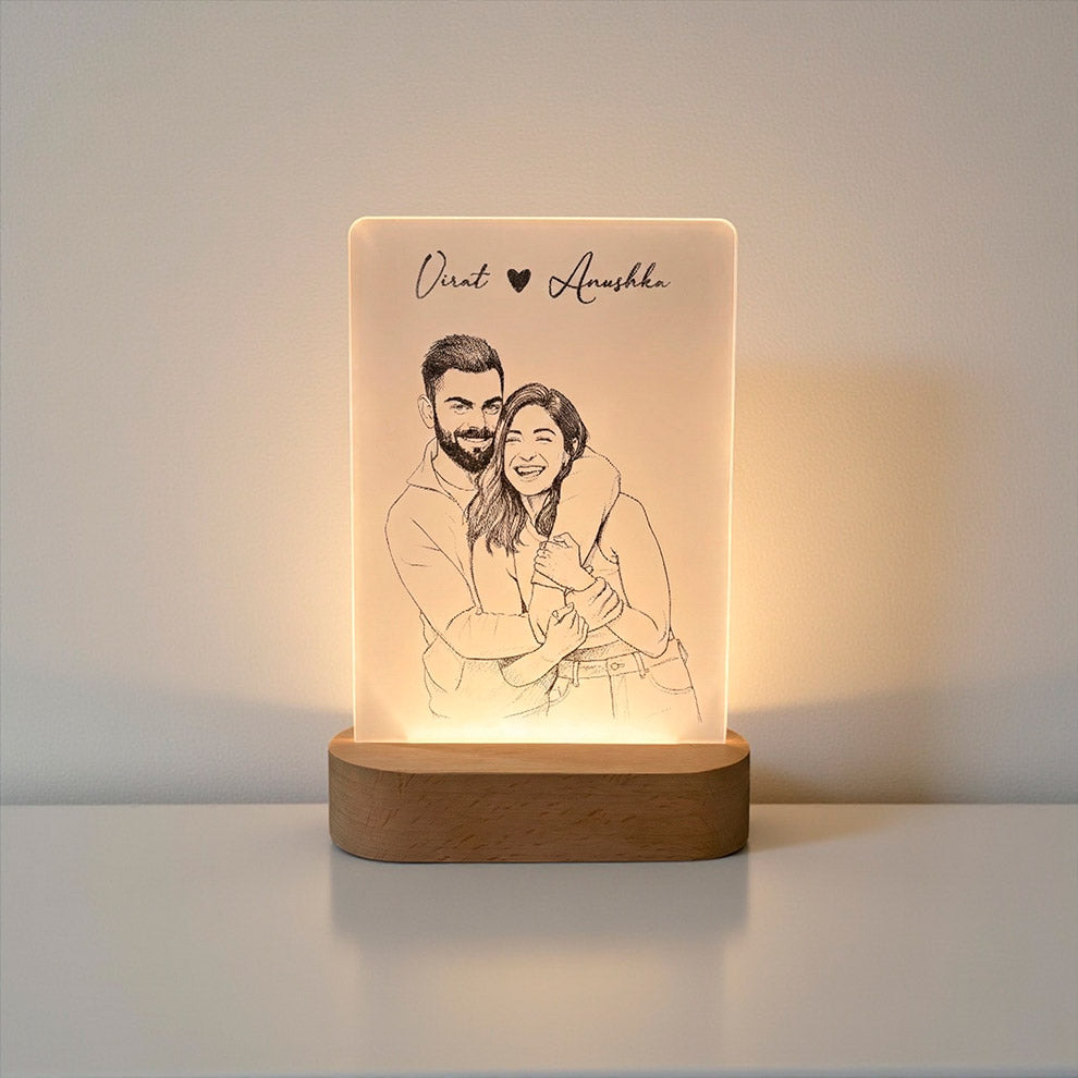 Photo Lamp Wooden