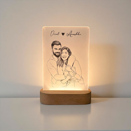 Photo Lamp Wooden