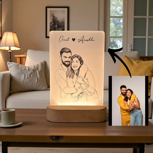 Photo Lamp Wooden